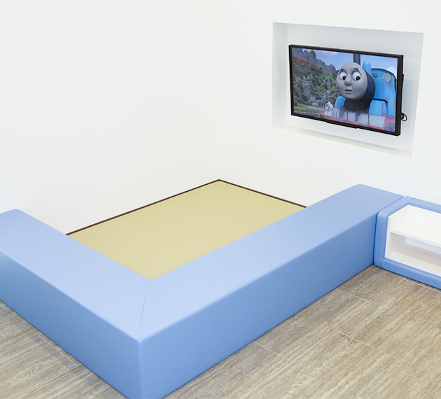 新橋汐留 小林クリニック、キッズスペースの写真です。